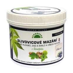 SLIVOVICOVÉ mazání s konopím 500 ml