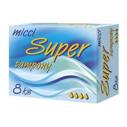 MICCI tampony Super 8 ks