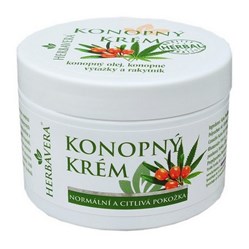 HERBAVERA Konopný krém + rakytník 150 ml