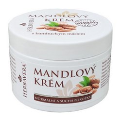 HERBAVERA Mandlový krém + bambucké máslo 150 ml