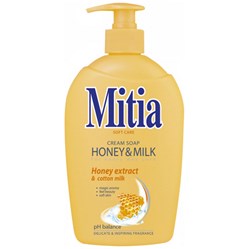 MITIA tekuté mýdlo Honey and Milk pumpa 500 ml