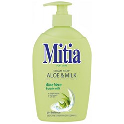 MITIA tekuté mýdlo Aloe and Milk pumpa 500 ml