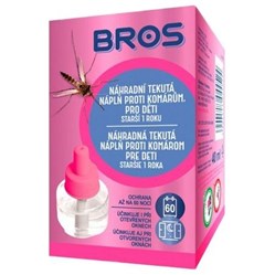 BROS KIDS tekutá náplň proti komárům 60 nocí 40 ml