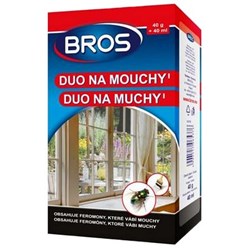 BROS Duo na mouchy - prášek s rozpouštědlem 40 g