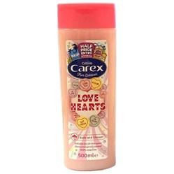 CAREX SG a pěna Love Hearts 500 ml