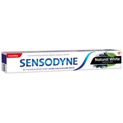 SENSODYNE Natural White s černým uhlím 75 ml   NOVINKA