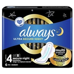 ALWAYS Ultra Secure Night 6 ks prodloužené