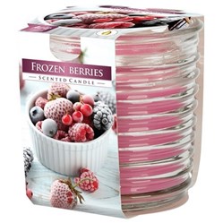 SVÍČKA vonná v žebrovaném obalu Frozen Berries 130 g