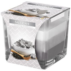 SVÍČKA vonná ve skle třibarevná Salt Cave 170 g