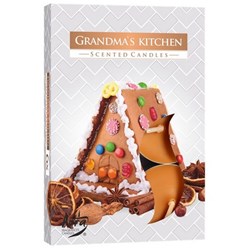 SVÍČKA čajová vonná 6 ks v krabičce Grandmas Kitchen