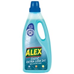 ALEX čistič extra lesk 2v1 lino, dlažba, vinyl 750 ml