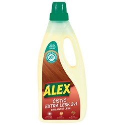 ALEX čistič extra lesk 2v1 dřevo 750 ml