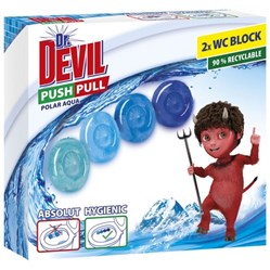 Dr.DEVIL WC Push Pull gel Polar Aqua 2 x 20 g 