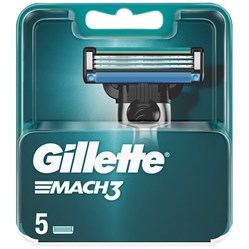 GILLETTE Mach3 hlavice  5 ks