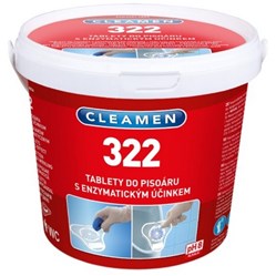 CLEAMEN 322 tablety do pisoáru 12 ks + sítko