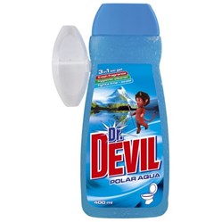 DR. DEVIL WC gel Polar Aqua 400 ml + košík