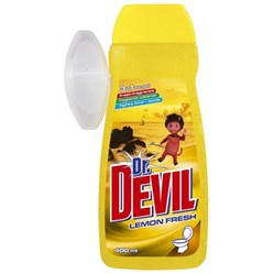 DR. DEVIL WC gel Lemon Fresh 400 ml + košík