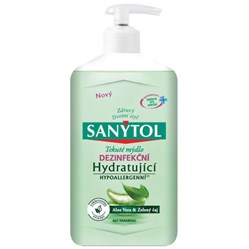 SANYTOL dezinfekční tekuté mýdlo hydratující 250 ml