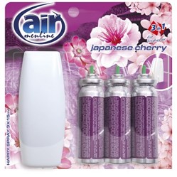 AIR HAPPY Click Japanese Cherry 3 x 15 ml 