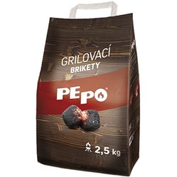 GRILOVACÍ brikety Pe-Po 2,5 kg