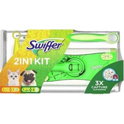 SWIFFER Duster sada 2v1 (mop + 8 suchých utěrek + násada + prachovka)