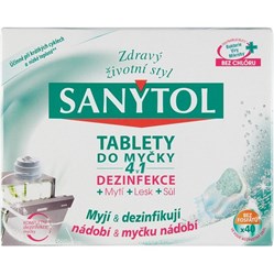 SANYTOL tablety do myčky 4v1 dezinfekce 40 ks