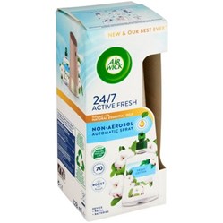 AIR WICK Active Fresh difuzér + náplň Svěží bavlna 228 ml vodní báze