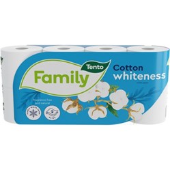 Toaletní papír Tento Cotton Family Whiteness 2vrstvý 8 ks