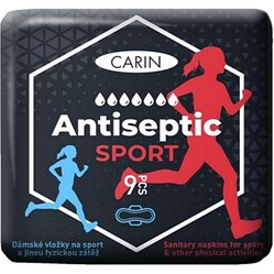 CARIN Antiseptic SPORT 9 ks   30573