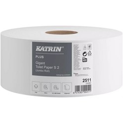 KATRIN Plus Gigant 190 mm, 2vrstvý, celulóza 1 role Prodej pouze po balení (2511)