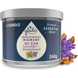 GLADE Aromatherapy svíčka Moment of Zen 260 g