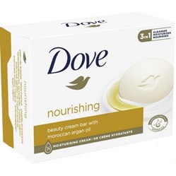 DOVE mýdlo Nourishing s arganovým olejem 90 g