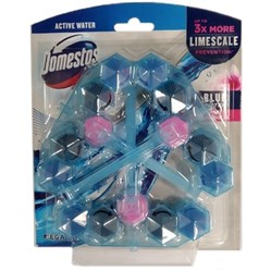 DOMETOS Power 5 WC blok Activ Blue Pink and Magnolia 3 x 55 g