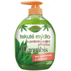 BIO CANNABIS tekuté mýdlo s dezinfekční přísadou 300 ml   7974