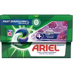 ARIEL gelové kapsle Amethyst Flower Plus 20 ks  NOVINKA