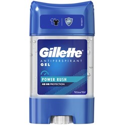 GILLETTE antiperspirant Clear gel Power Rush 70 ml