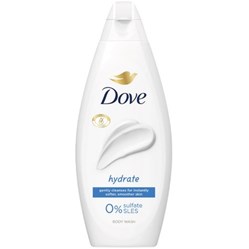 DOVE SG Hydrate 250 ml  0 % sulfate   NOVINKA