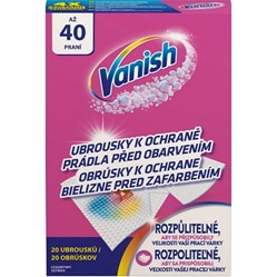 VANISH Color 40 praní  ubrousky proti obarvení prádla