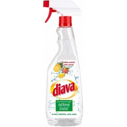 DIAVA s rozprašovačem octový čistič (okna, chladničky, sanita, plasty) 750 ml