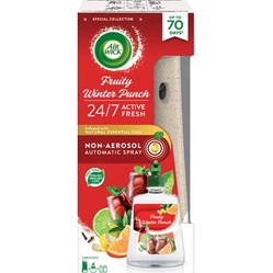 AIR WICK Active Fresh difúzér + náplň Zimní punč 228 ml vodní báze