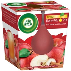 AIR WICK svíčka Červené jablko + Skořice 105 g