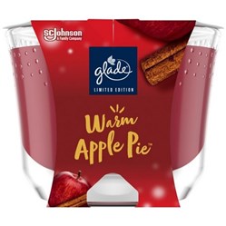 GLADE svíčka MAXI Warm Apple Pie 204 g