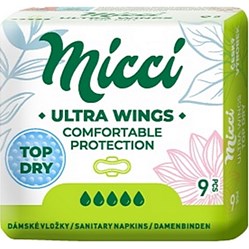 MICCI Ultra Wings Top Dry s křidélky 9 ks  124