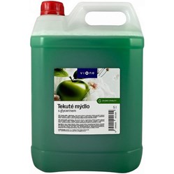 VIONE tekuté mýdlo s perletí Zelené jablko 5 l s glycerinem