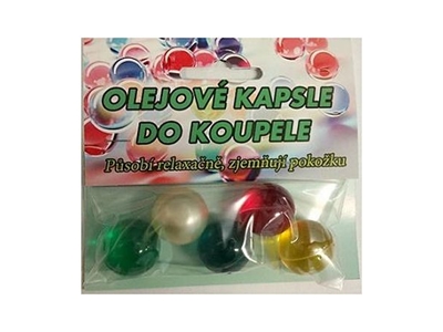 OLEJOVÉ kapsle do koupele - kulička 5 ks