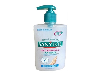 SANYTOL dezinfekční gel na ruce Sensitive 250 ml