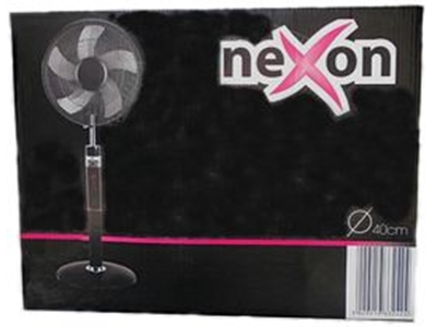 VENTILÁTOR stojanový NEXON 8 oscilací Black turbo