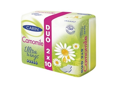 CARIN Ultra Wings DUO Camomile 2 x 9 ks