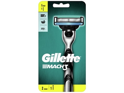 GILLETTE Mach3 strojek + 2 hlavice