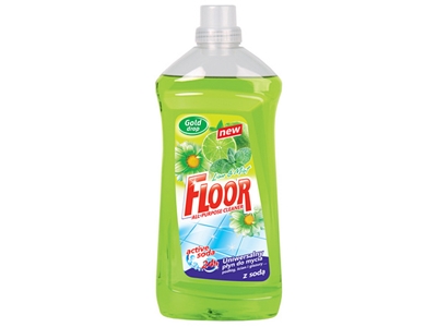 GOLD Floor univerzální antibakteriální Lime + Mint 1,5 l